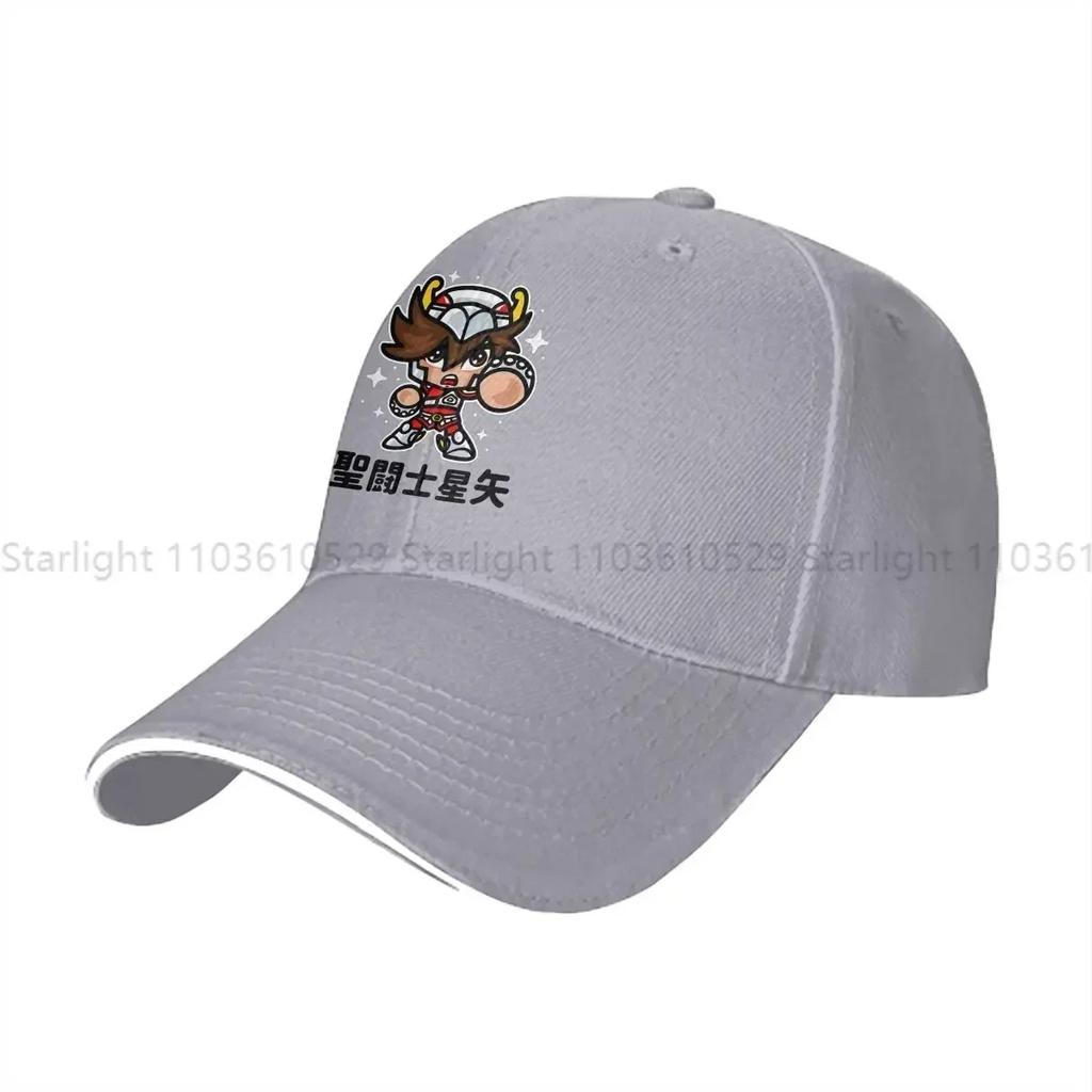 Washed Mens Baseball Cap Chibi Trucker Snapback Caps Dad Hat Saint Seiya Golf Hats