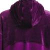 Under Armour FW22 Color Block Cropped Hoodie Long Sleeve Women Tops Purple 1373975-514