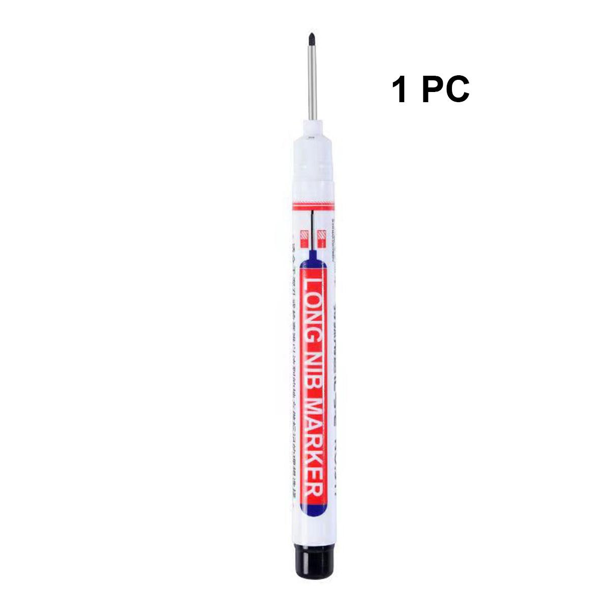 

20MM Long Head Markers Red/Black/Blue/White Ink Bathroom Woodworking Decoration Multi-purpose Deep Hole Waterproof Marker Pens