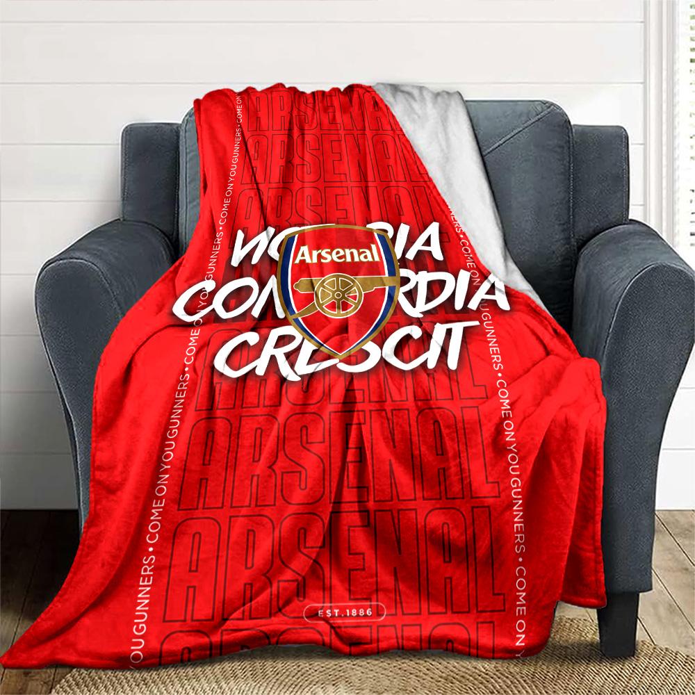 Arsenal Blanket Comfortable Suitable for Office Seaside Picnics for All Occasions Warmthful Decor Birthday Christmas Gift Blanket