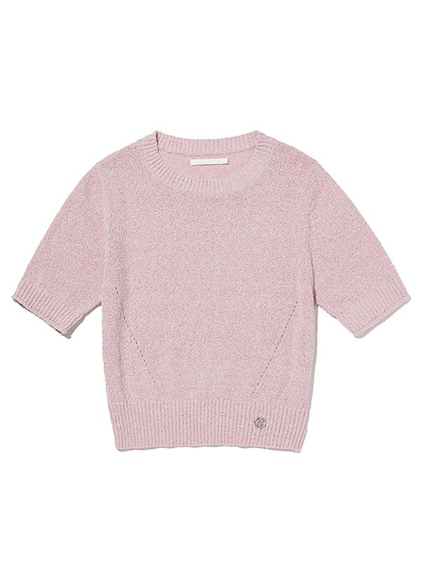 KIRSH Collection Half Sleeve Crop Knit [Pink]