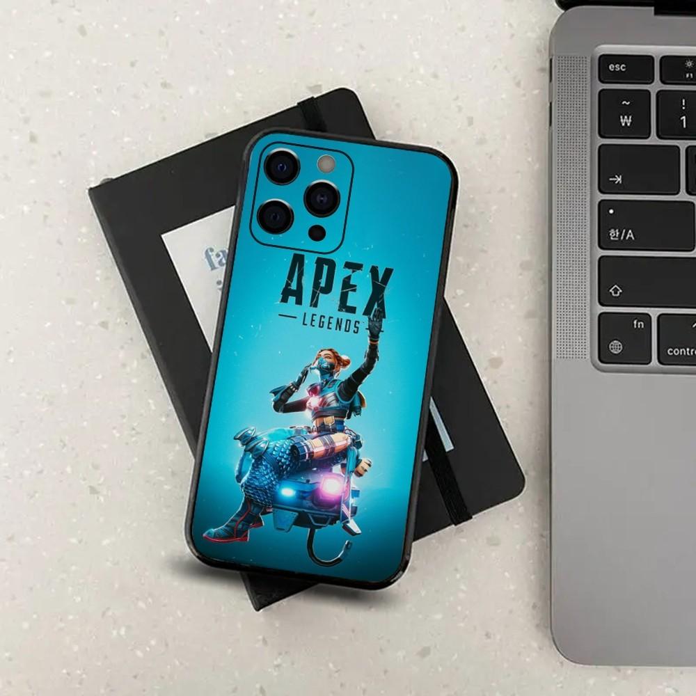 Game A-Apex Legends Phone Case For Apple iPhone 15,14,13,12,11,Pro,X,XS,Max,XR,Plus,Mini Soft Black Cover