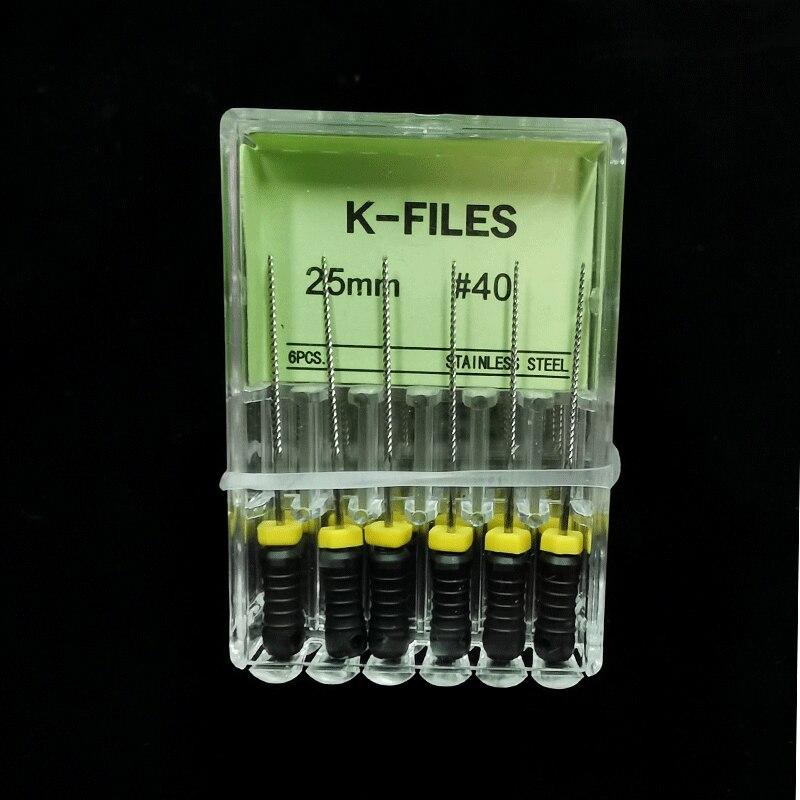 Outils dentaires, Cannal radiculaire, lime Endo H, 25mm, K, Instruments endodontiques en acier inoxydable, dentiste, dentisterie, Odontologia