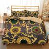 23pcs Bedding Set Luxury Duvet Cover Set Home Decor Bed Set Golden Duvet Cover  Comforter Cover with Pillowcase Full Queen Size