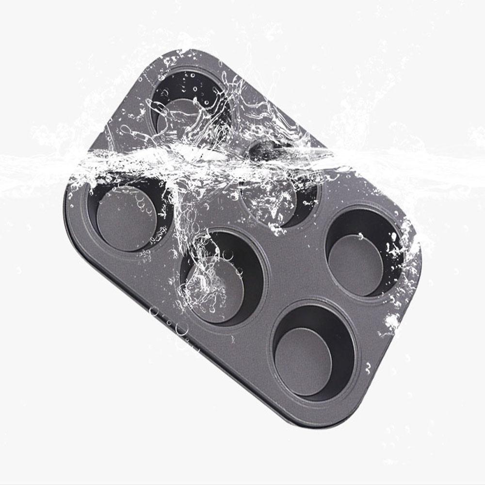 Nonstick 6-Cup Muffin Pan - Cupcake Mold Baking Tool