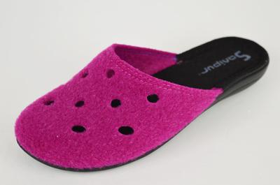Felt Slippers Sanipur NC0001 36 Fuchsia