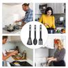 Cookware Utensils Set Nylon Cooking Spatula Set Sturdy Cutlery Kit Non-Stick Spatulas Heat-Resistant Cookware Accessories