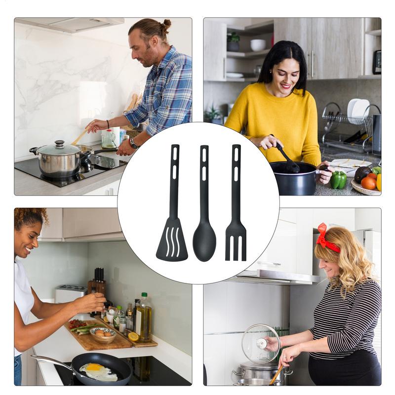 Cookware Utensils Set Nylon Cooking Spatula Set Sturdy Cutlery Kit Non-Stick Spatulas Heat-Resistant Cookware Accessories