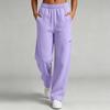 Women's Color Sweatpants with Elastic Waist and Pockets, Loose Fit Casual Joggers for Everyday Wear