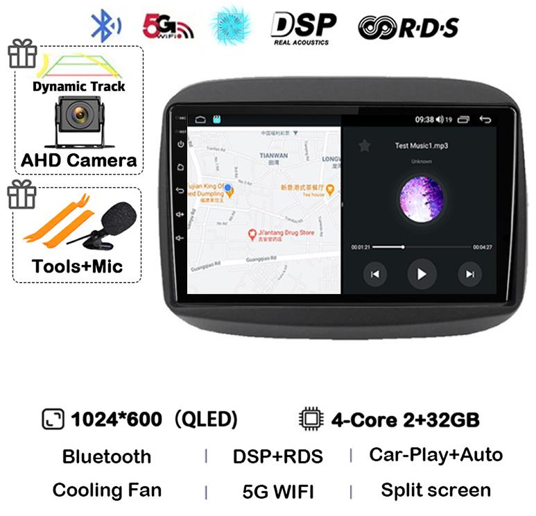 

Android13 QLED For Fiat Mobi 2016 2017 2018 -2022 Car Radio Multimedia Video Player GPS Navigation Stereo Carplay 4G WIFI No DVD