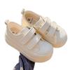 Thick-soled Heightening Velcro Little White Shoes Women's Spring New Small Sports and Leisure Breadboard Shoes