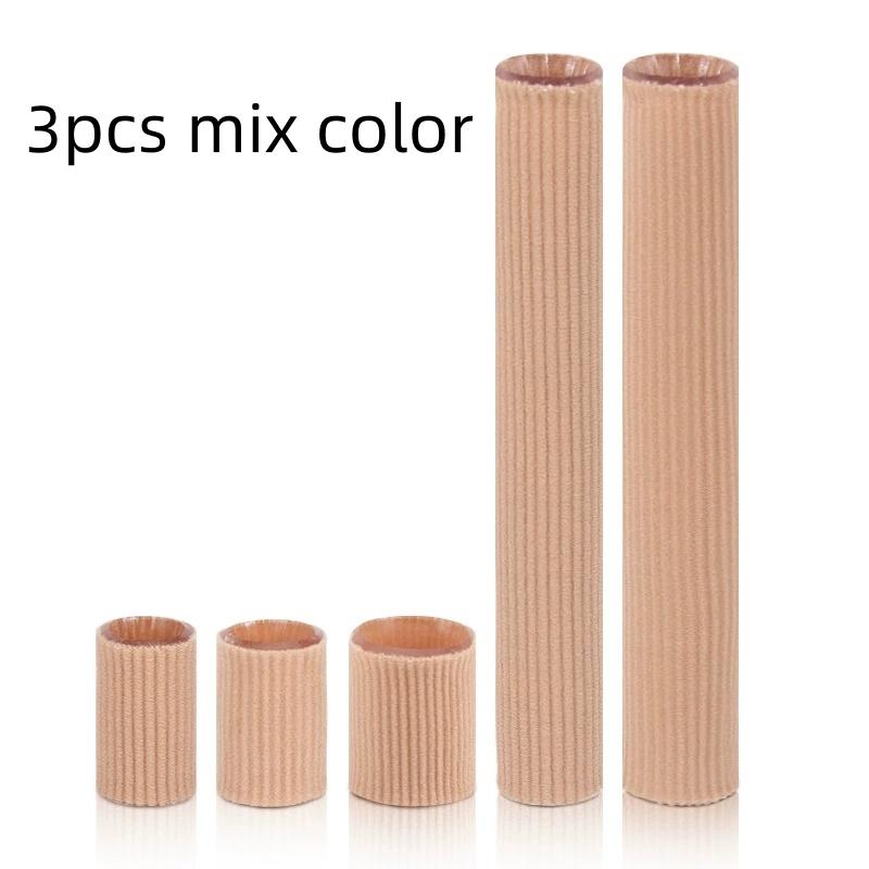 1/3/7pcs mix M/L Fiber Gel Toe Cover Bandage Calluses Protection Anti Abrasion Pain Relief Tube Toe Separator Finger Protector