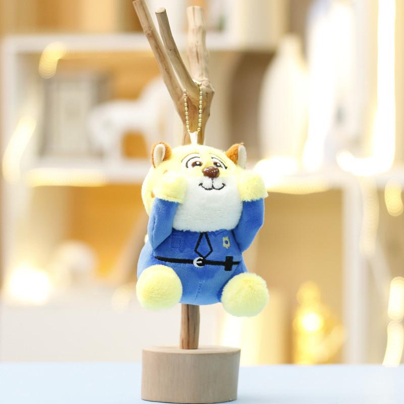 

Zootopia Cute Plush Fox Keychain Cartoon Animal Toy For Kids And Adults Tiger