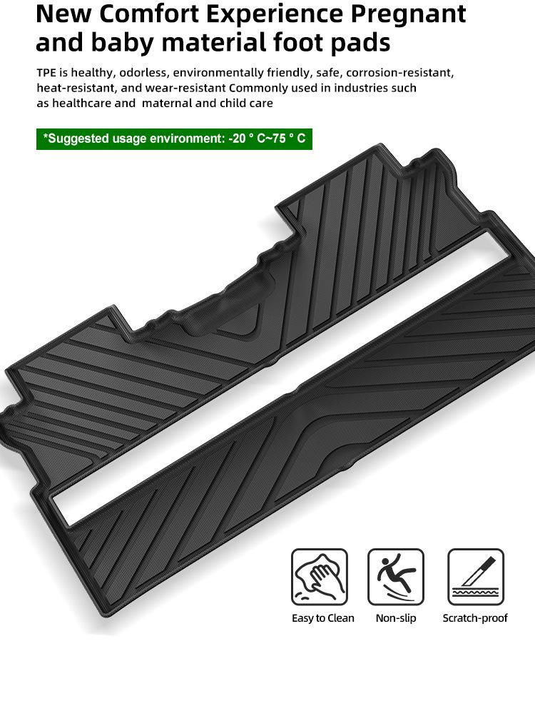 Compatible Floor Mats for 2017-2024 Honda Ridgeline - TPE Car Mats