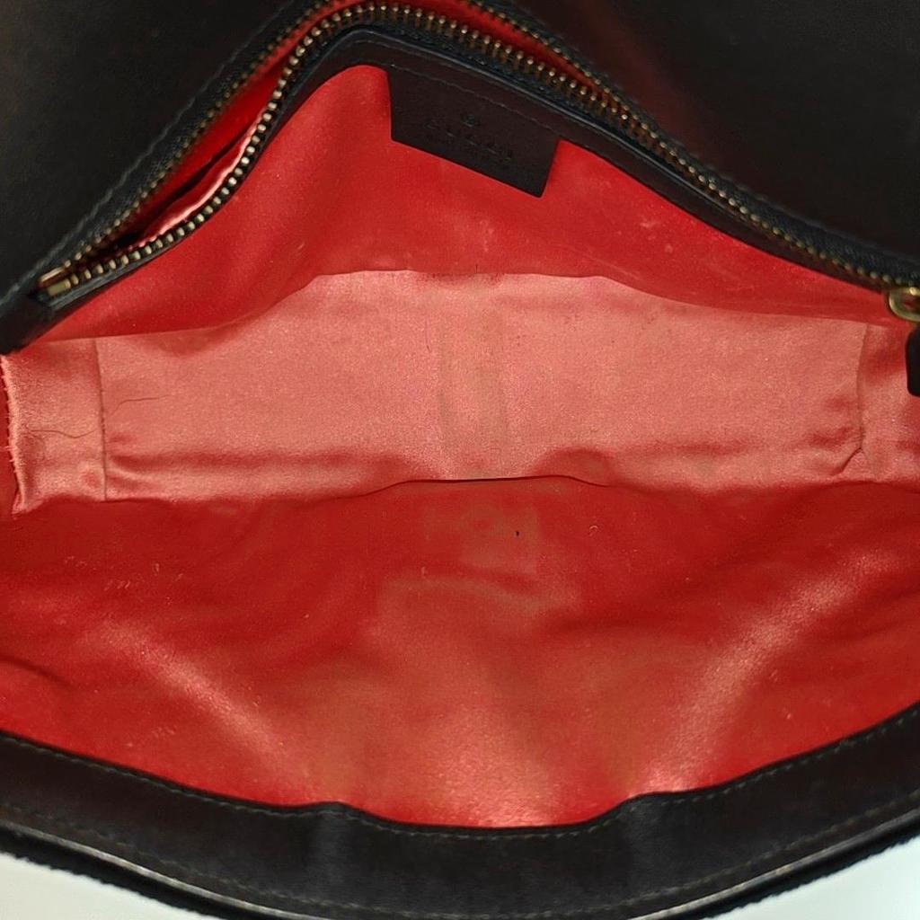 [Gebraucht] Marmont Logo gesteppte Wildleder-Kettentasche - Gut #1RWR7F7