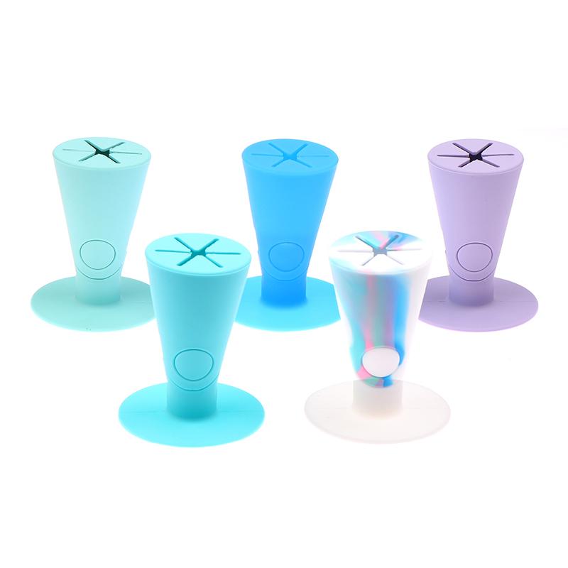 Support à Vernis à Ongles en Silicone Support pour Flacons de Vernis Nail Art Bricolage Salon Outils Accessoires pour Nail Art