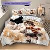 3pcs Lively Harry Potter Bedding Set - Includes Quilt Cover and Pillowcases, Suitable for All Seasons L061