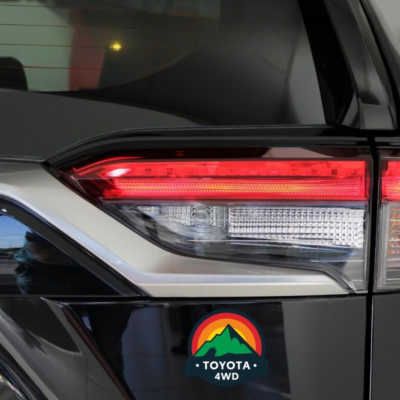 Reflective car sticker for Toyota Speedmaster 4Runner Overbearing Land Cruiser FJ body rear gear sticker