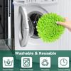 Ersatzbezug für Spin Mop Kopf Fasern Stark Wasserabsorbierend Sanft zu empfindlichen Oberflächen für die Haushaltsreinigung