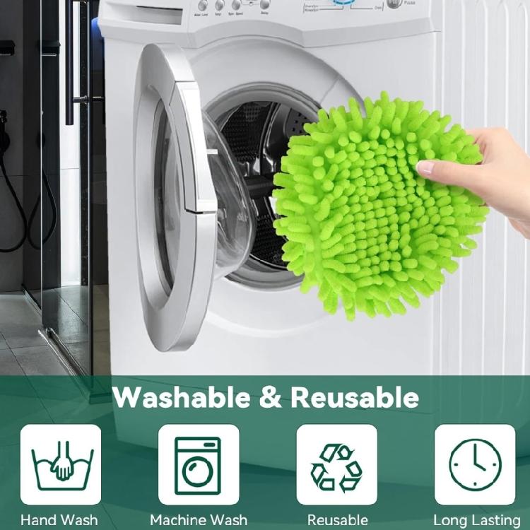 Ersatzbezug für Spin Mop Kopf Fasern Stark Wasserabsorbierend Sanft zu empfindlichen Oberflächen für die Haushaltsreinigung