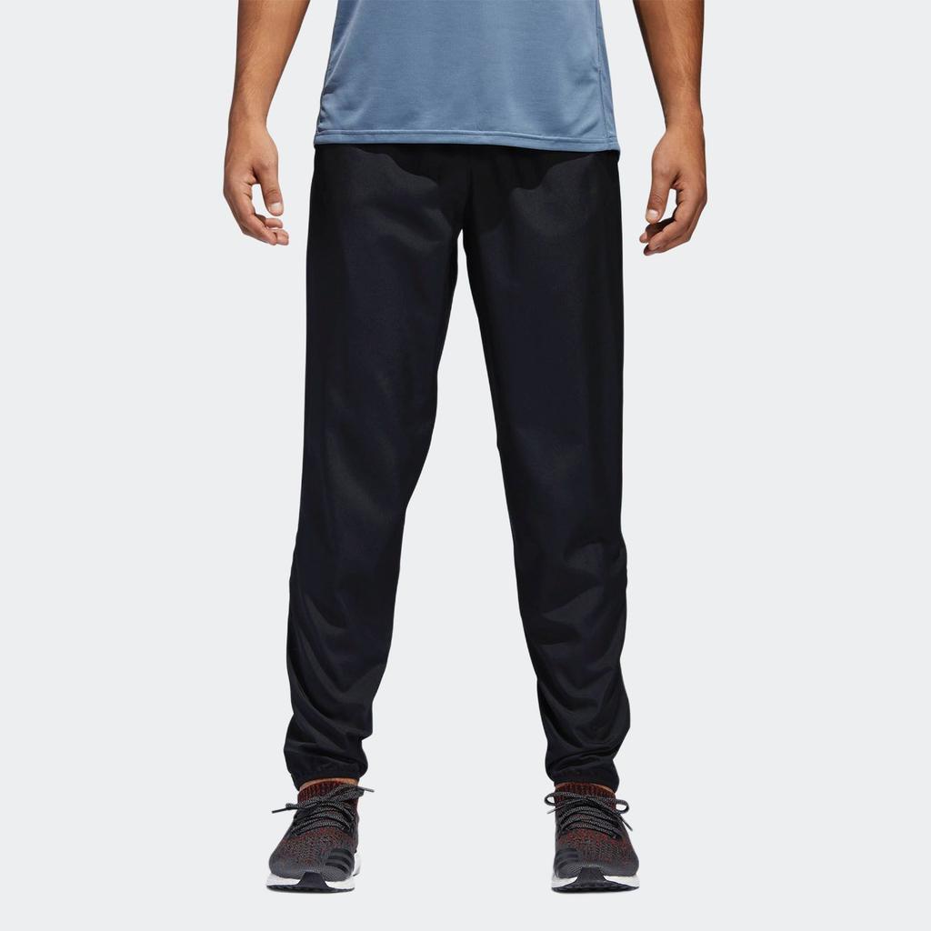 Adidas Breathable Training Running Loose Knit Sports Pants Men Bottoms Black CF9876