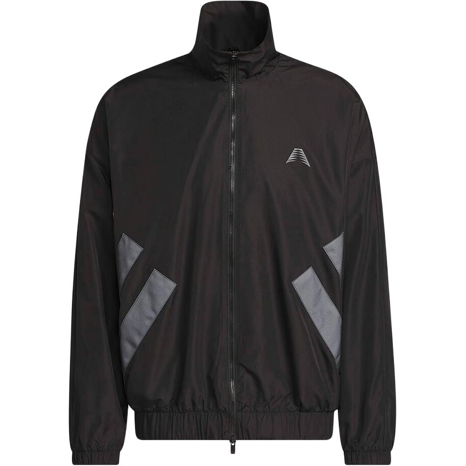 Adidas Jackets Men s Black Stand Collar Moderate Other KH1707- S