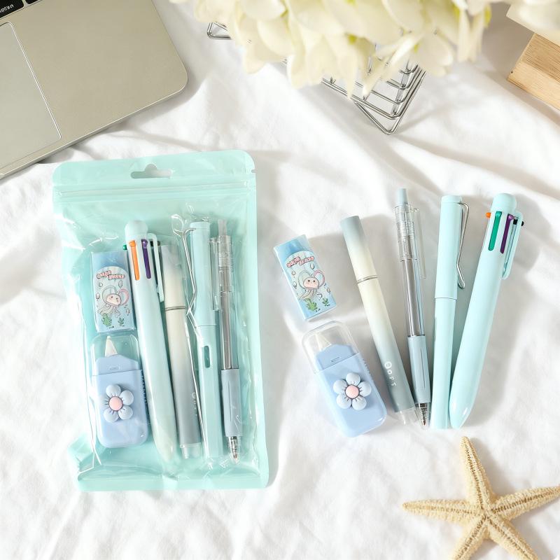 Premium 6-Piece Student Stationery Set: Essential Writing Tools, Perfect Study Reward Gift