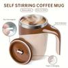 Rechargeable Automatic Magnetic Self-stirring Coffee Cup, Rotating Home Office Travel Mixing Cup, Used To Stir Coffee, Chocolate, Milk