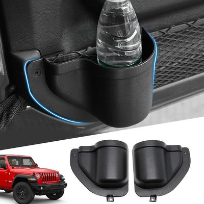 Car Door Storage Pockets Organizer Box For Jeep Wrangler JL JLU Gladiator JT 2018-2025 Side Insert Tray Holder