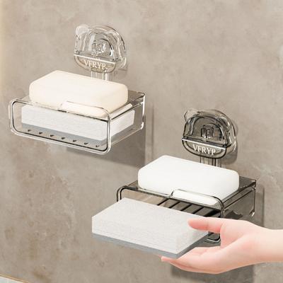 Saugknopf Stanzfrei Bär Seifenkiste Wandmontiert Haushalt Toilette Seife Aufbewahrungsregal Ablaufbox