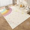 Vikama Cartoon Dopamine Carpet Living Room Sofa Coffee Table Rug Children'S Bedroom Bedside Cushion Soundproof Pad