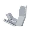 ConStands Easy-Fix Wheel Chock 21-Inch Front Stand for Galvanized Van Trailer