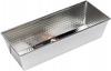 Strukturierte Backform 30x12x8 cm rechteckig Stahl