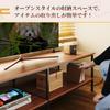 WLIVE TV TV Low Width Low TV Large TV Compatible with AV Corner TV Living Bedroom ADSG621 Brown Stand, Board, Board, 150cm, Type, Stand, Vintage,