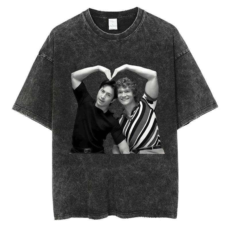 Washed Heated Rivalry Hollander Ilya Graphic T Shirt Men Women Fashion Vintage Yk T Shirt Cotton Oversized Casual T Shirts