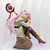 Frieren Beyond Journey'S End Frieren Figure Pink Hair With Magic Staff Pvc Action Figure Collectible Model Doll