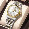 Top Brand Luxury Ultra-thin Men's Watch Diamond-encrusted Waterproof Luminous Quartz Watch