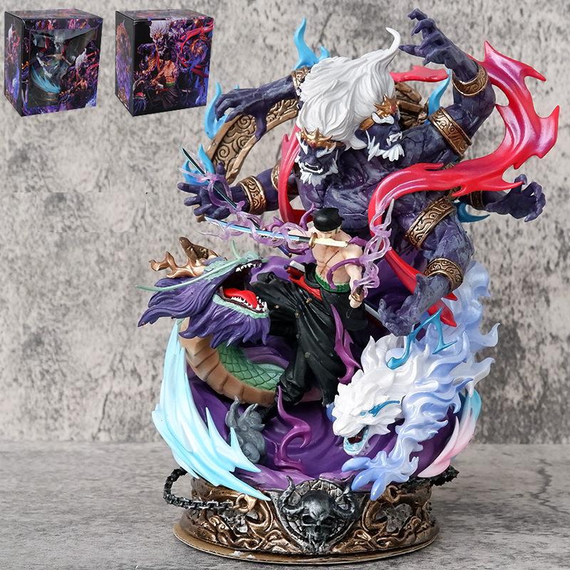 22cm One Piece Figure Roronoa Zoro Anime Figures Action Figurines Pvc Zoro Figure Model Statue Toy Collection Decoration Dolls