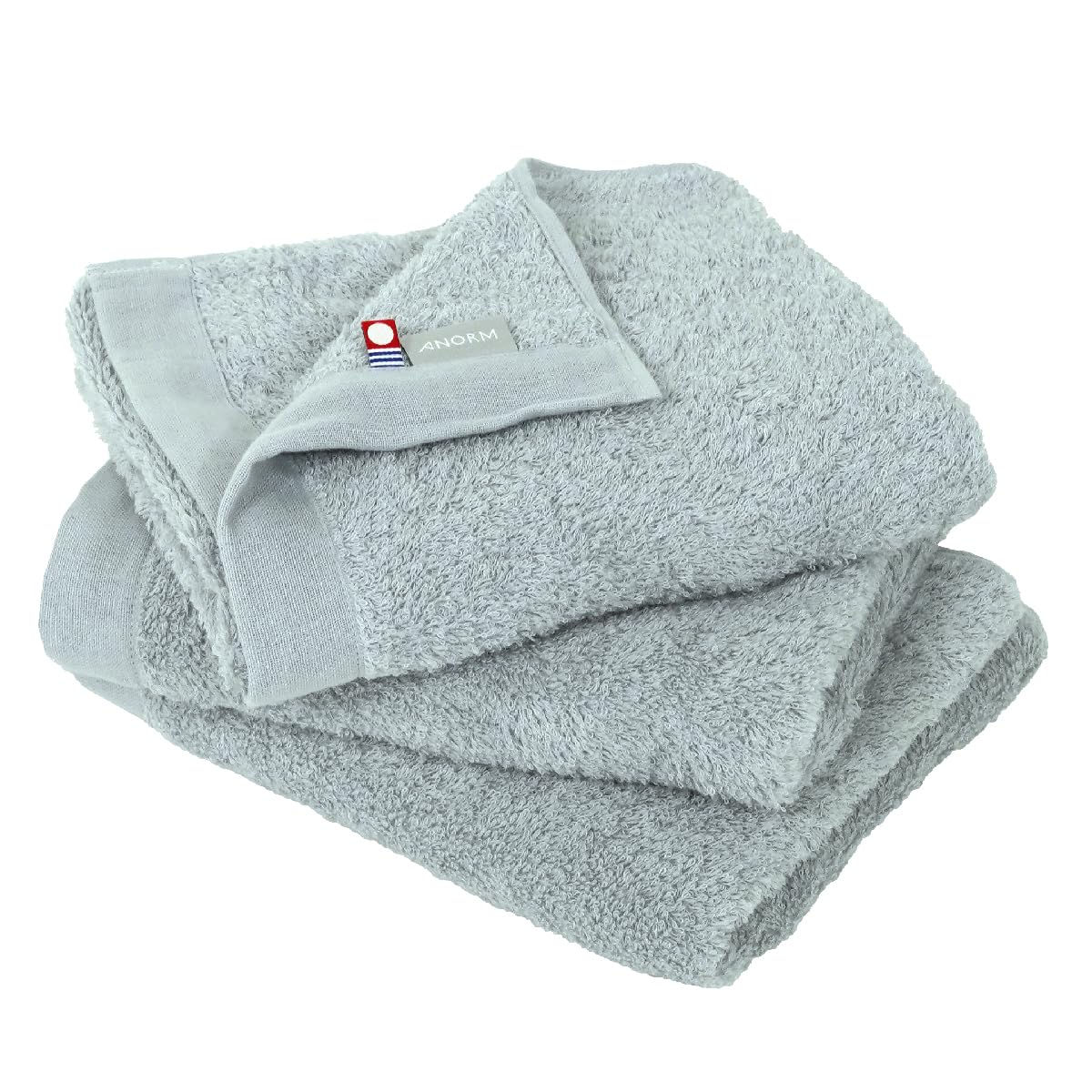 

Imabari Watawa Face Set of 35 x 85cm Towels, 3, Gray, Cotton, Thin, Quick-Drying, Lightweight, сірий колір