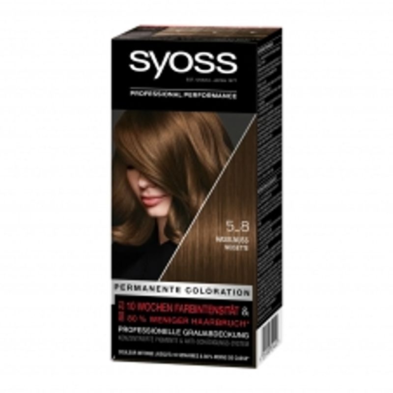 1 набор краски для волос Cyos Hazelnut 5-8