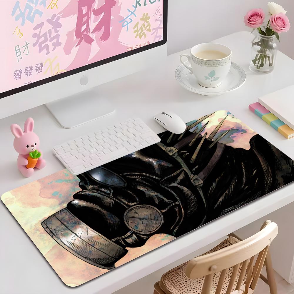Tapis de Souris Anime Doroderodo Plusieurs Tailles Carré Large Tapis de Bureau Ordinateur Jeu Table Caoutchouc Antidérapant Tapis de Souris
