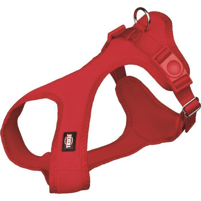 TRIXIE Harnais Soft XS-S : 30 À 45cm - Rouge - Pour Chien