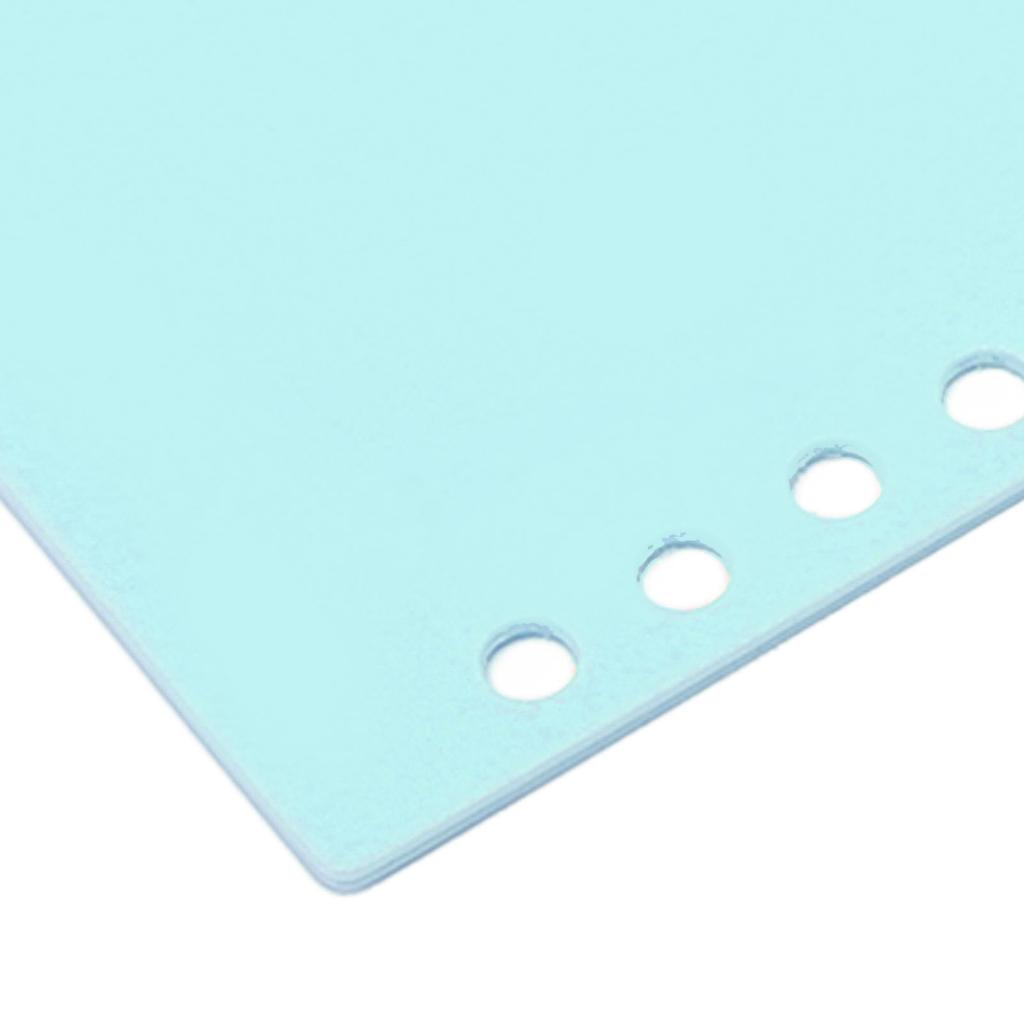 20 Sheets Loose Leaf Binding Cover 20 Holes Flexible PP Plastic Loose Leaf Presentation Binding Case