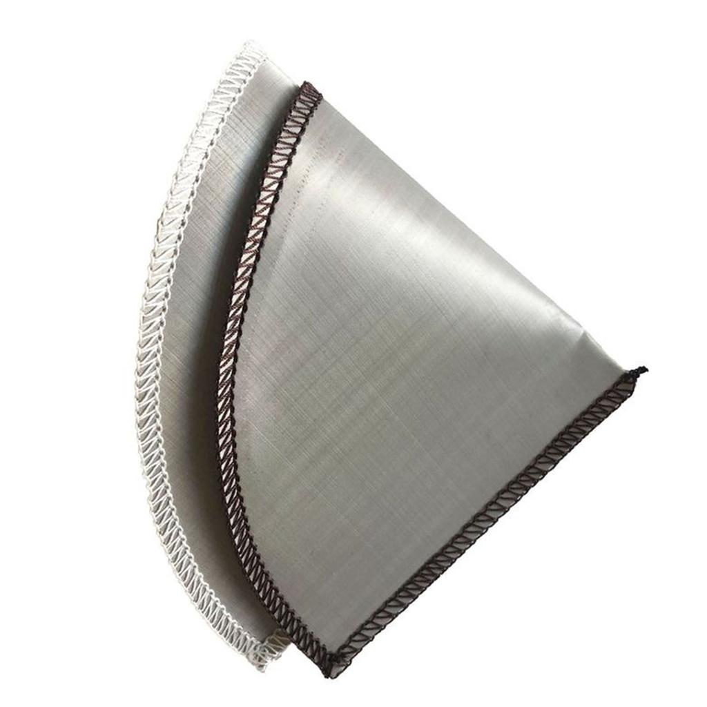 Fine Mesh Coffee Filter Paperless Reusable Pour Over Coffee Filter Stainless Steel Strainer Kitchen Coffee Drip Filter