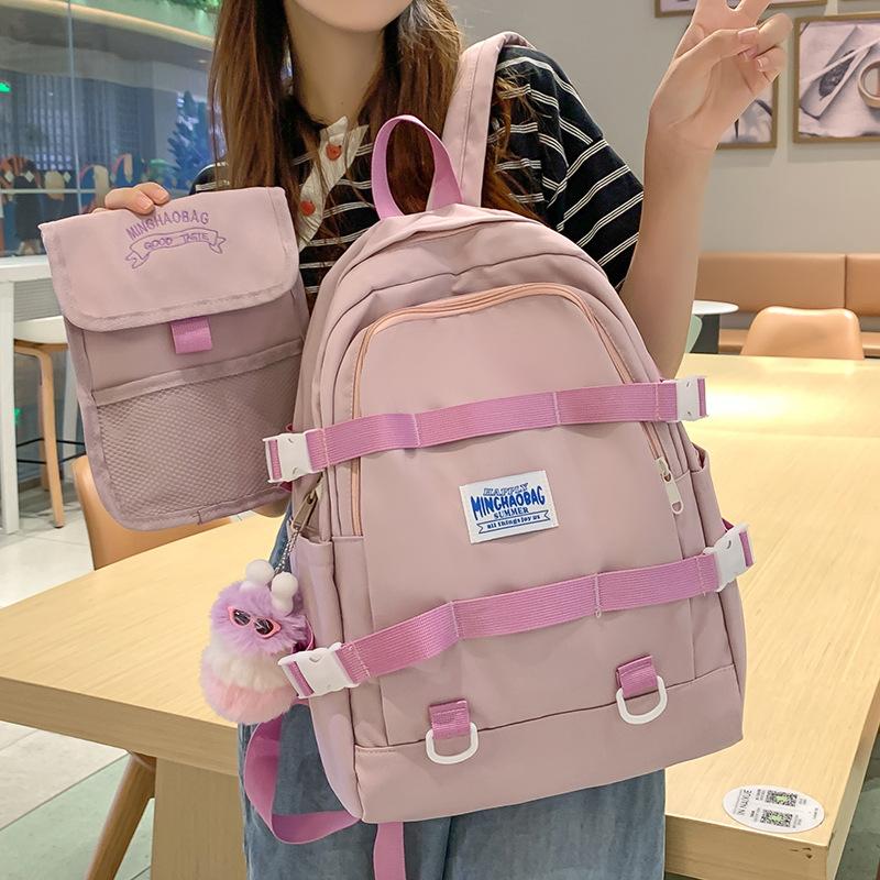 School Bag Elementary School Girl College Student Junior High School Student High School Student Male Large Capacity Backpack Backpack