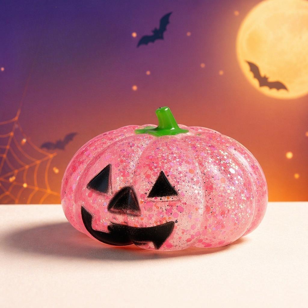 Squishy Maltose Halloween Pumpkin Stress Ball Fidget Sensory Toy For Adhd  Slow Rebound Squeeze Toy Adults Halloween Gift