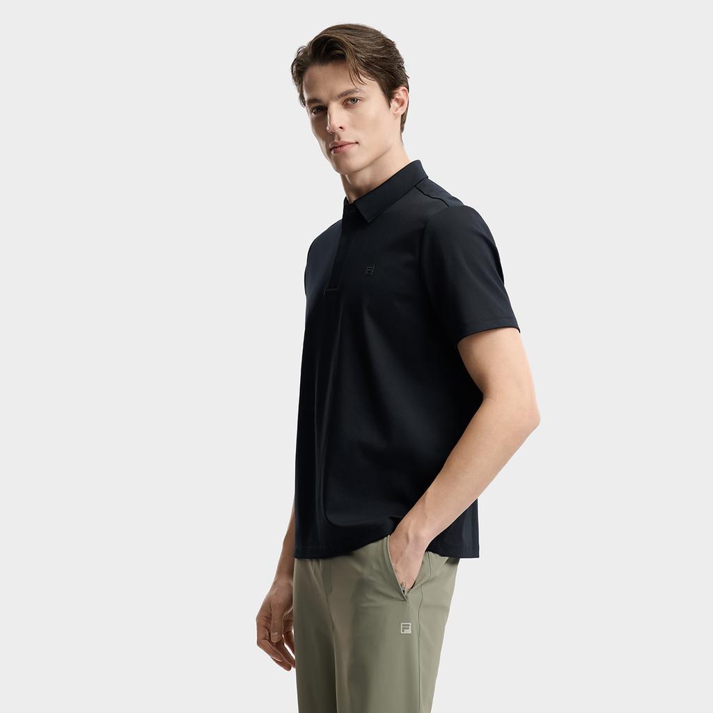 Fila Polo Shirt Men's Pitch Black F11M621101FBK