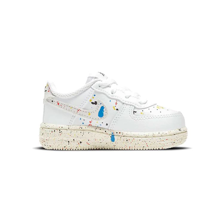 Nike Force 1 LV8 3 TD Paint Splatter - White Baby Sneakers Sail DJ2600-100