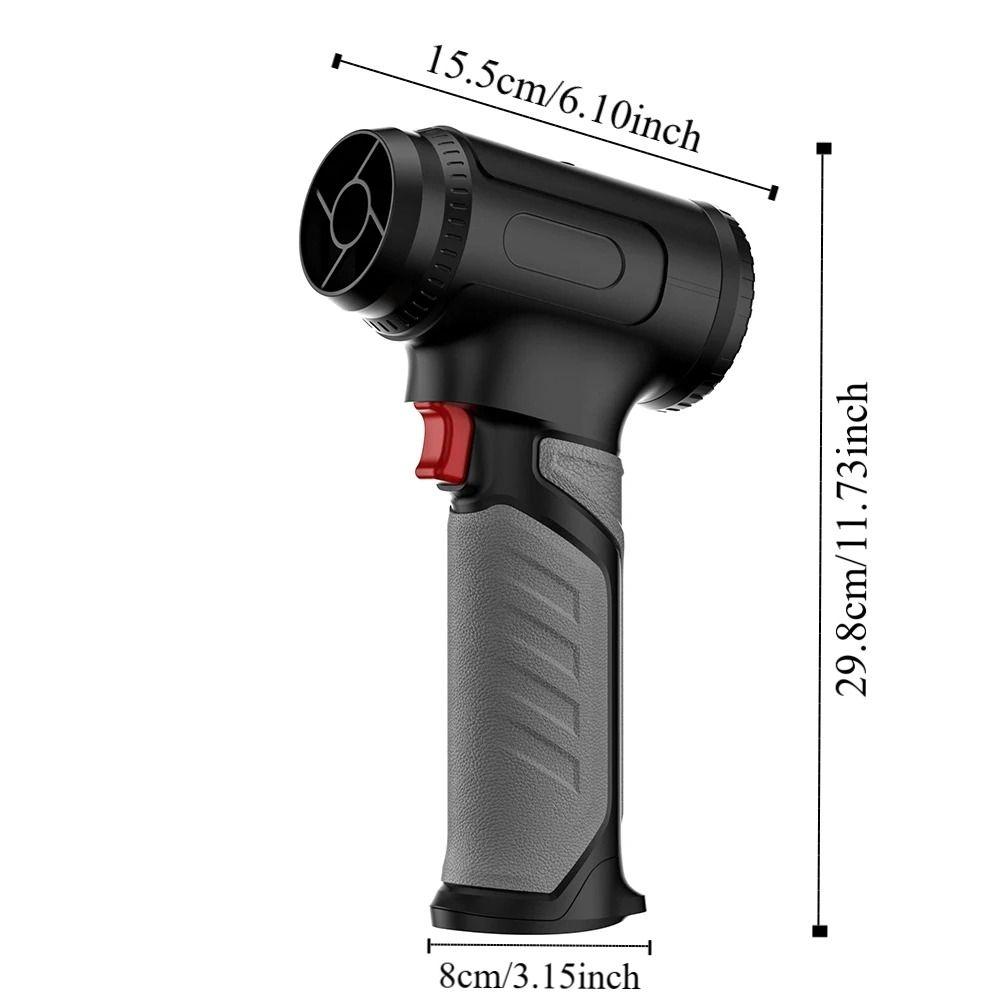 64mm Duct Motor Violent Turbo Fan 400000RPM Cordless Handheld Air Duster  Car Clean