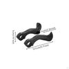 Auxiliary Handlebar Grips Clamp Mount Ergonomic Extension Left Right Marked Bike